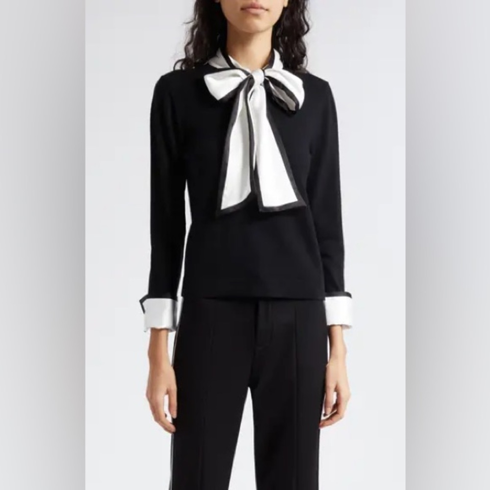 ALICE + OLIVIA Justina Bow Sweater